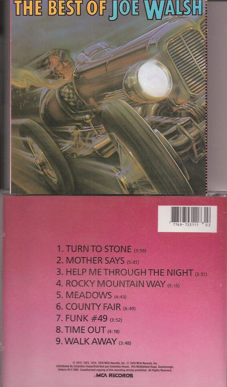 【中古】「非常に良い」［CD］Best of Joe Walsh Amazon.com: Best of Joe Walsh : Joe Walsh: CDs & Vinyl